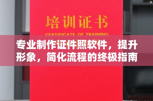 太湖专业制作证件照软件，提升形象，简化流程的终极指南